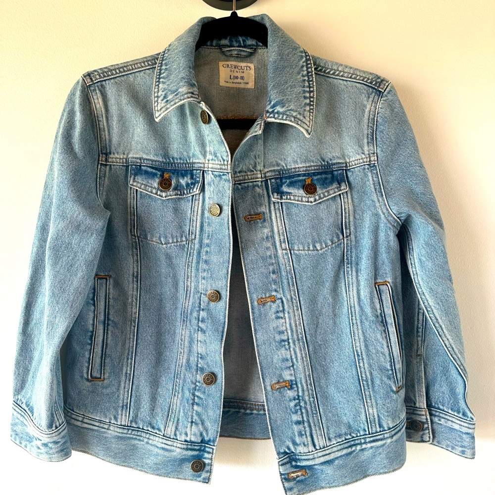 JCrew Kids Classic Jean Jacket size 10